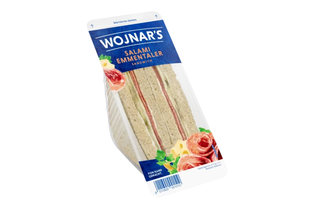 Wojnars Salami Emmentaler Sandwich